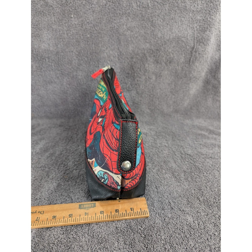Marvel Spider-Man Comic Toiletry Bag Makeup Pouch Travel Case - Picture 7 of 8